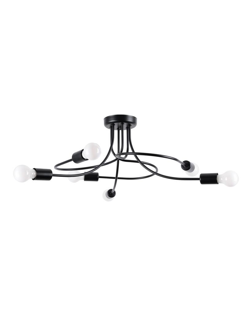 Żyrandol LEVAR 6 czarny