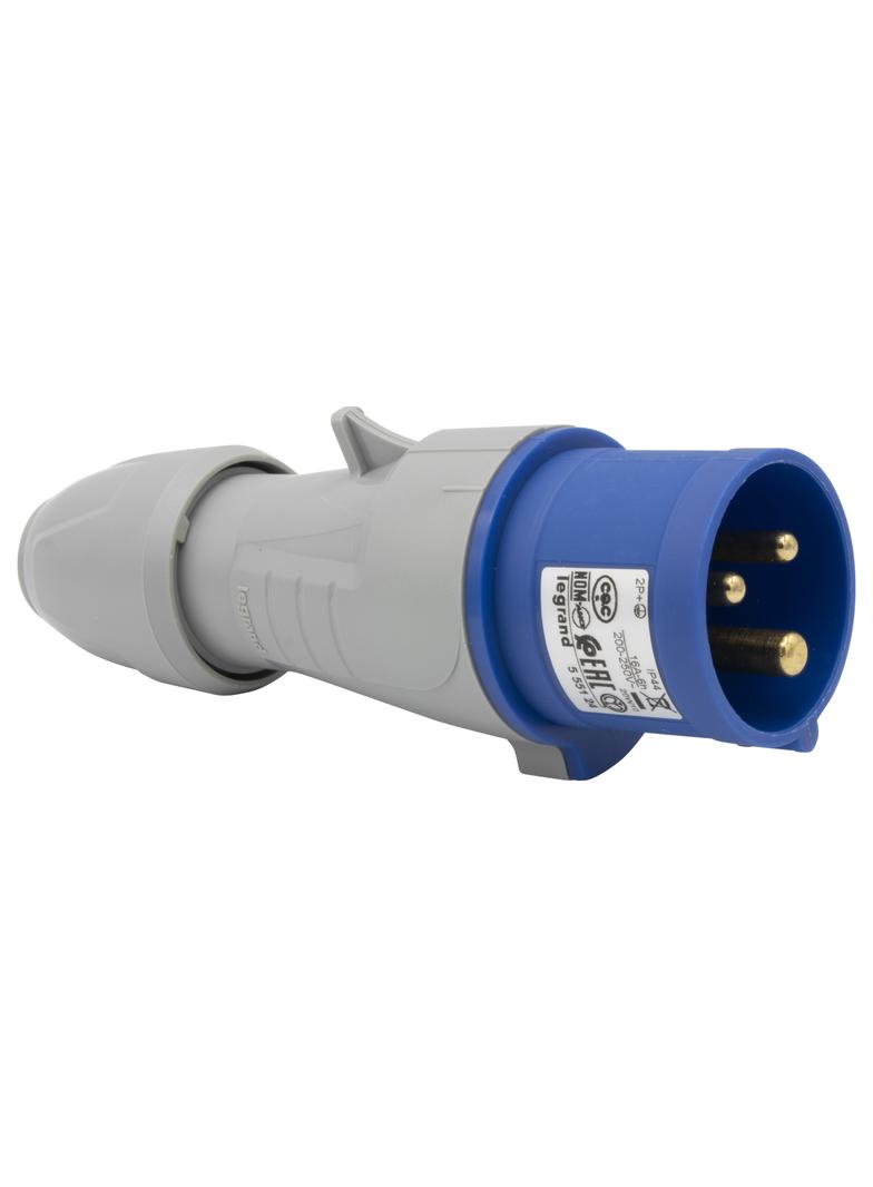 P17 TEMPRA PRO WTYCZKA PRZENOŚNA 16A 2P+Z 230V IP44, Legrand