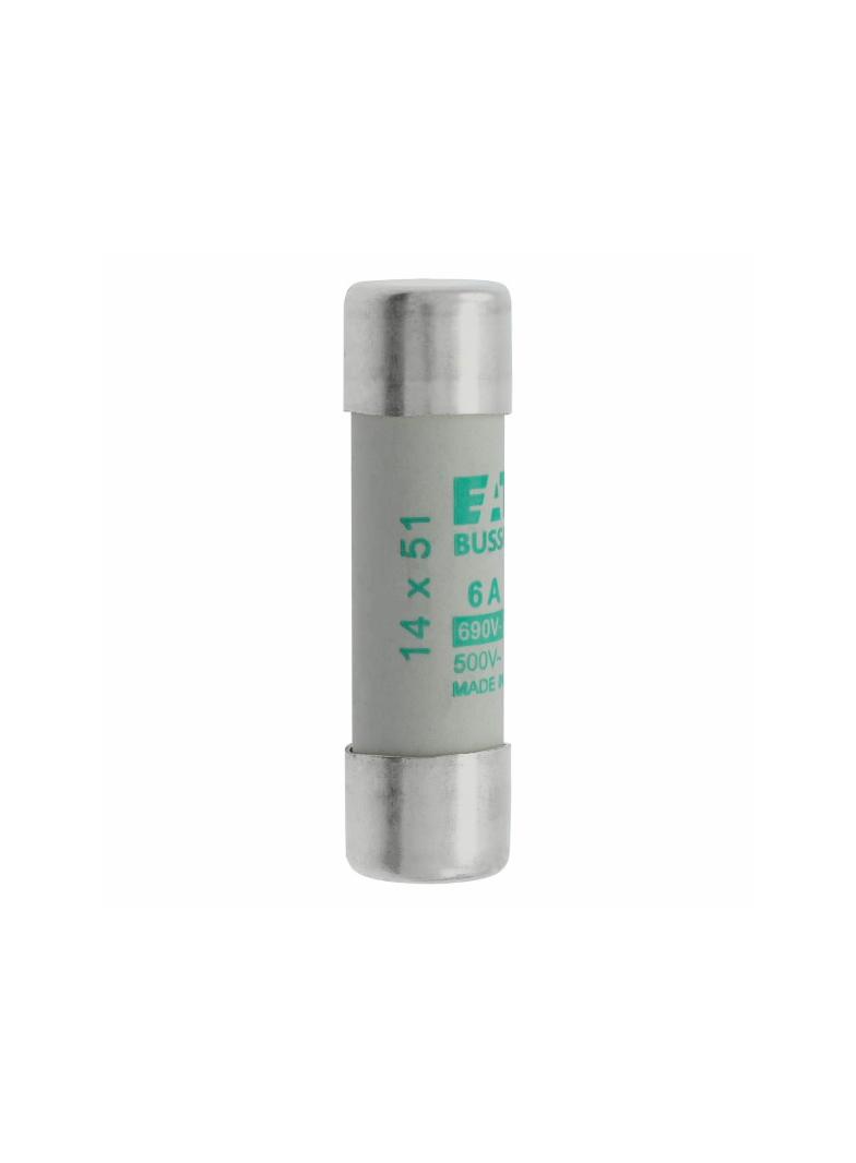 CYLINDRICAL FUSE 14 x 51 6A AM 690V AC Wkładka cylindryczna 14 x 51mm 6A AM 690V AC C14M6 EATON