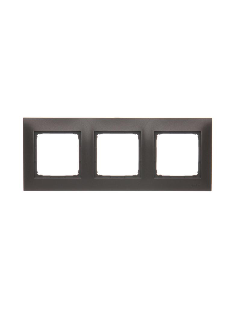 Simon 54 Premium Ramka 3-krotna PREMIUM IP20 / IP44 brąz mat DR3/46 KONTAKT