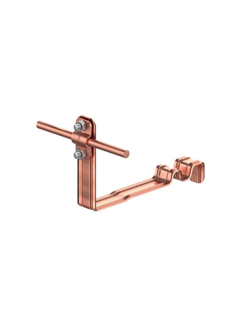 AN-25E/CU/-N Uchwyt dach.prof.pros.Z-śr. WZÓR 9 H=10cm /Cu/