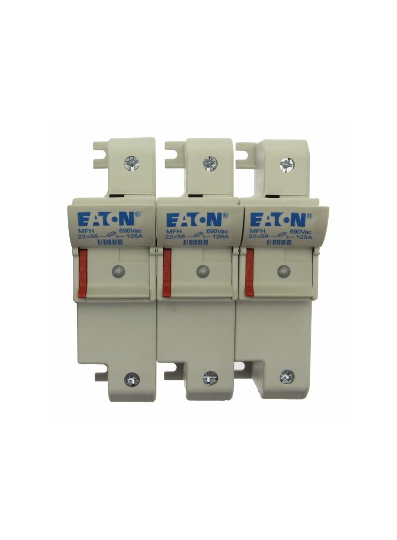 3P+N 22x58 Neon Indicator Fuse Holder Podstawa bezpiecznikowa LV 125A AC 690V 22x58 mm 3P+N, CH223DN