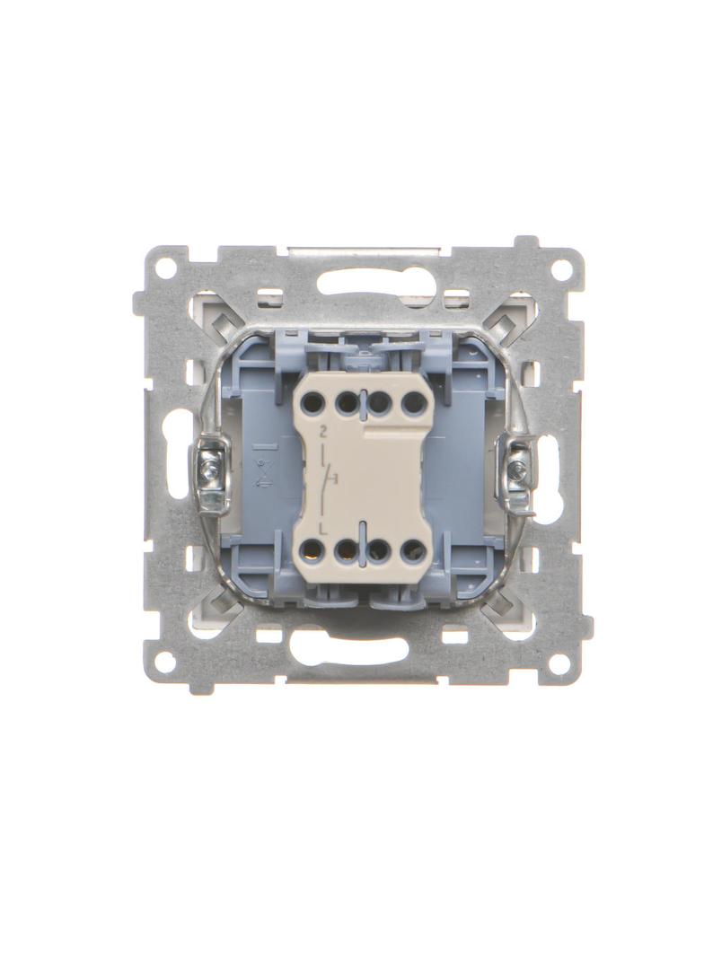 Simon 55 Przycisk zwierny /dzwonek/ szybkozłączka Szampański mat