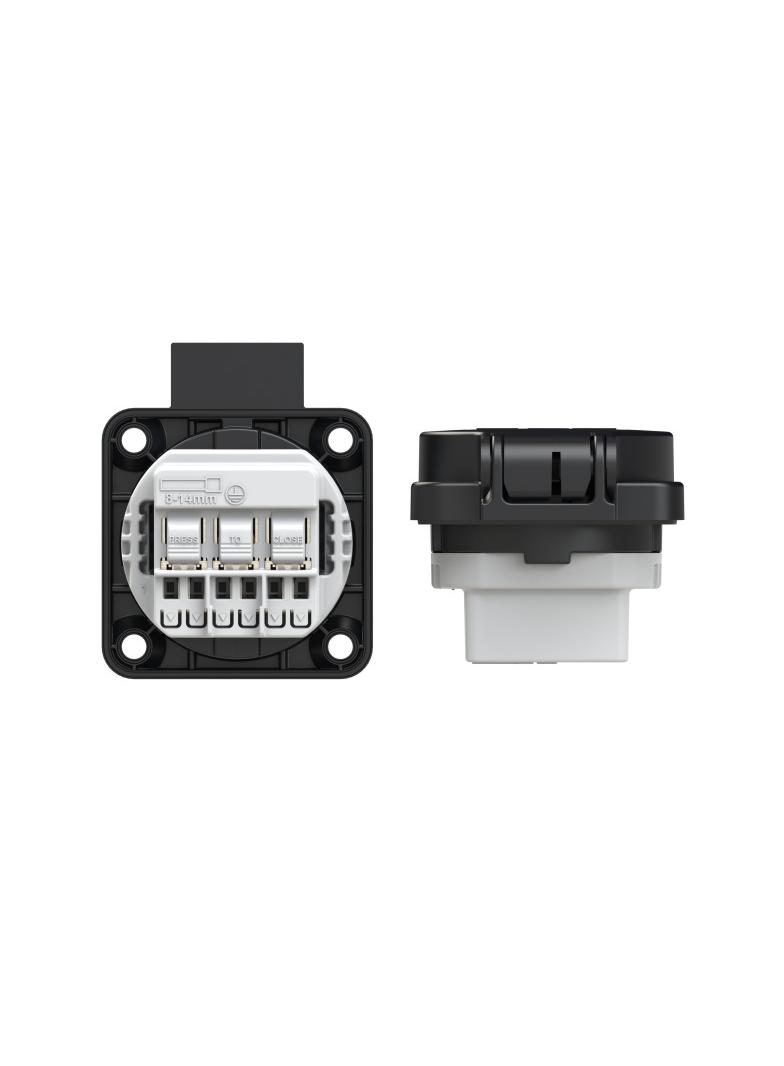 GNIAZDO TABLICOWE 230V 16A CZARNE