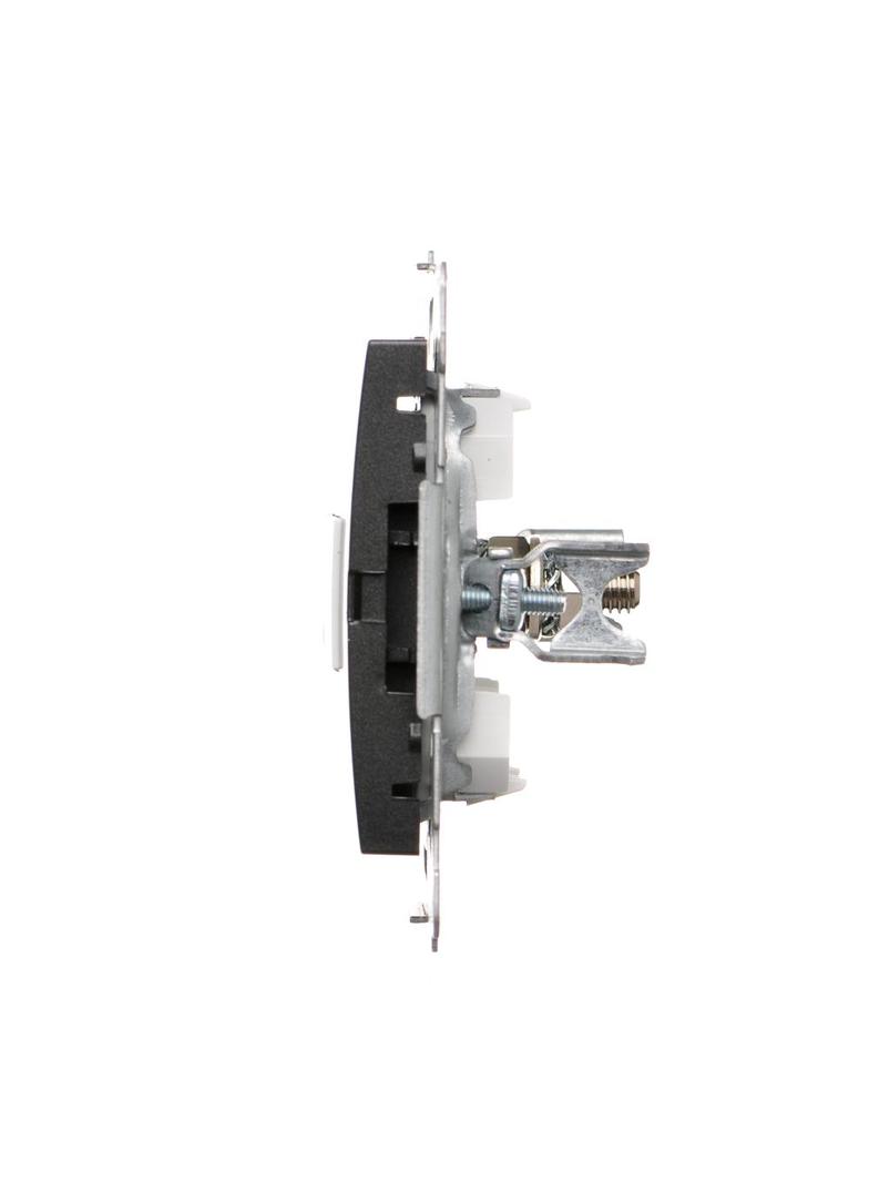 Simon 54 Gniazdo ekwipotencjalne pojedyncze antracyt