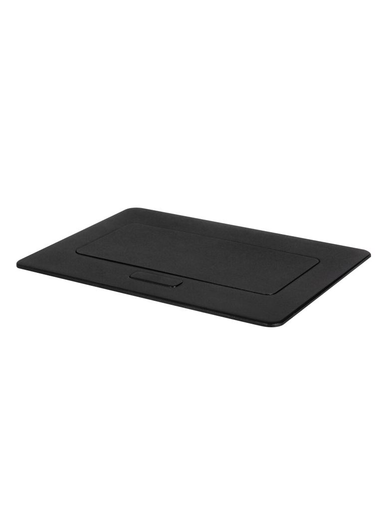 Puszka stołowa soft POP-UP metalowa 2 x M45 czarny BIURO+ 28312 KANLUX