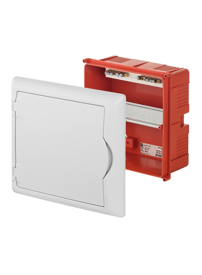 ECONOMIC BOX RP 1/6 drzwi białe (N+PE) IP 40