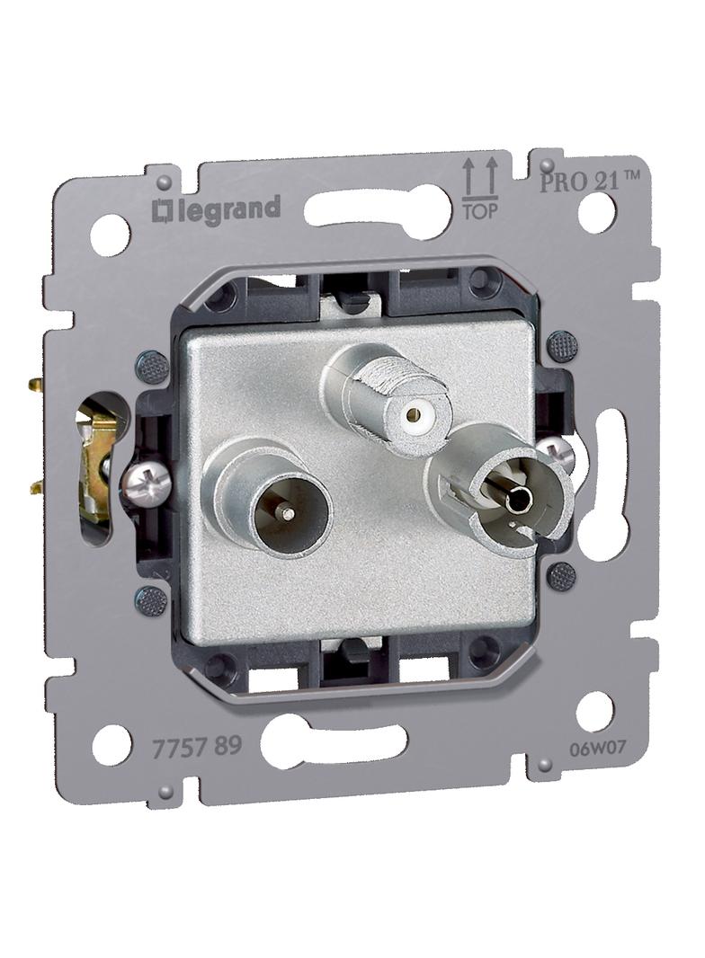 SISTENA LIFE GNIAZDO TV-RD-SAT TYPU GWIAZDA 2400MHZ-1,5DB, Legrand