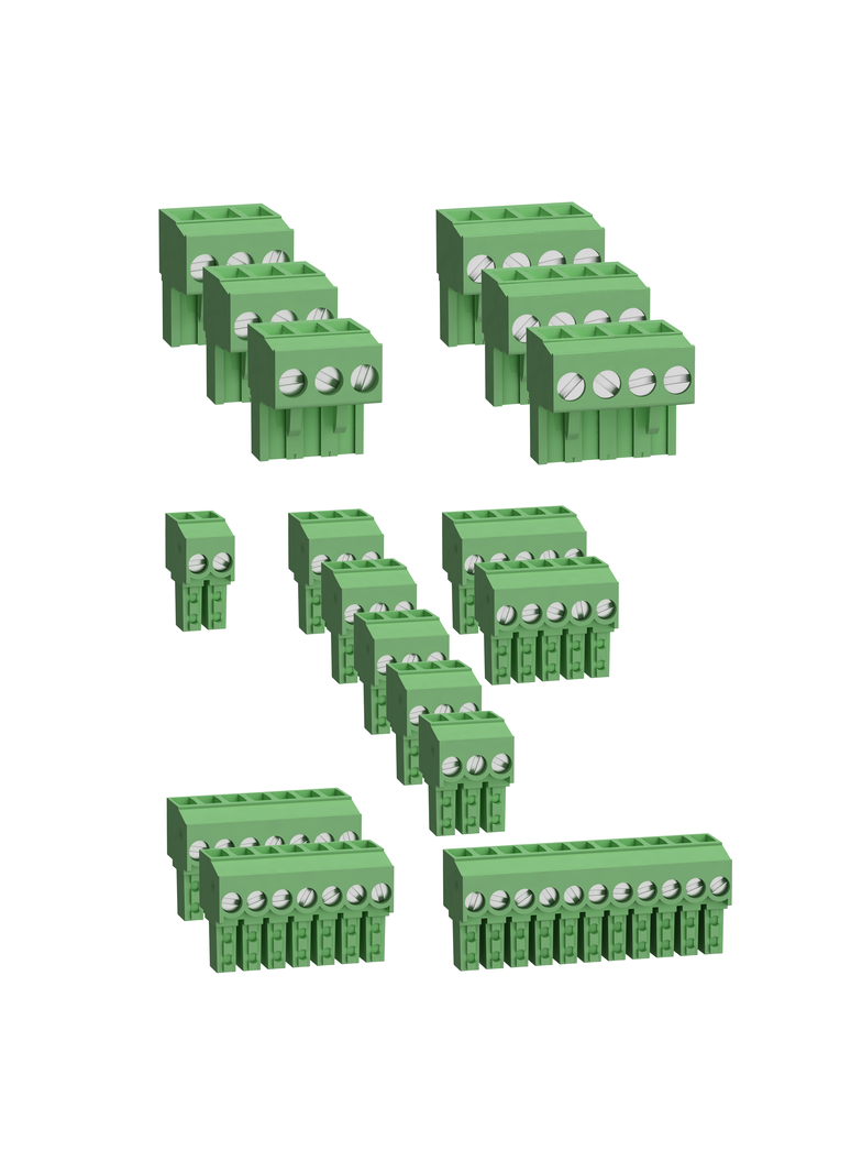 Modicon M172, Blok zacisków śrubowych do sterowników M172, 42 We/Wy