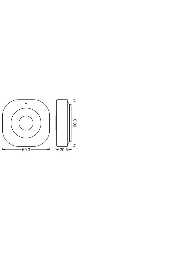 Detektor ruchu SMART WIFI MOTION SENSOR 4X1 LEDV