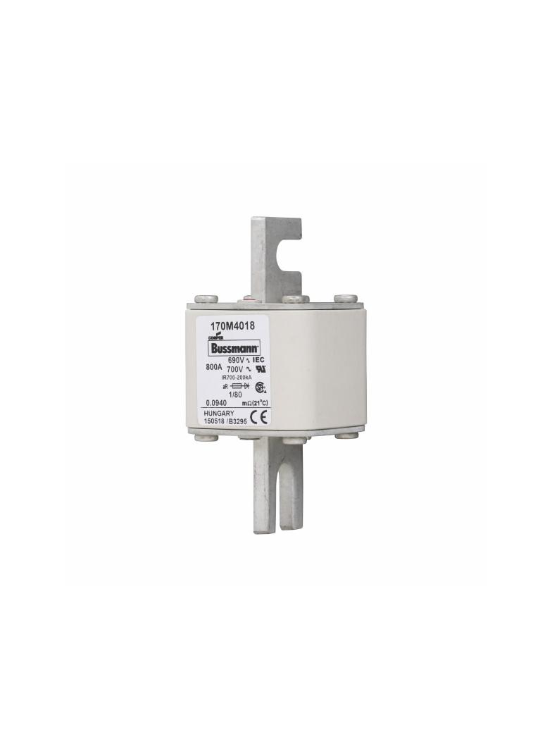 800A 690V 1/80 aR INDICATOR FUSE Wkładka szybka 800A AC 690V DIN 1 53x53x108 mm aR DIN, 170M4018 EAT
