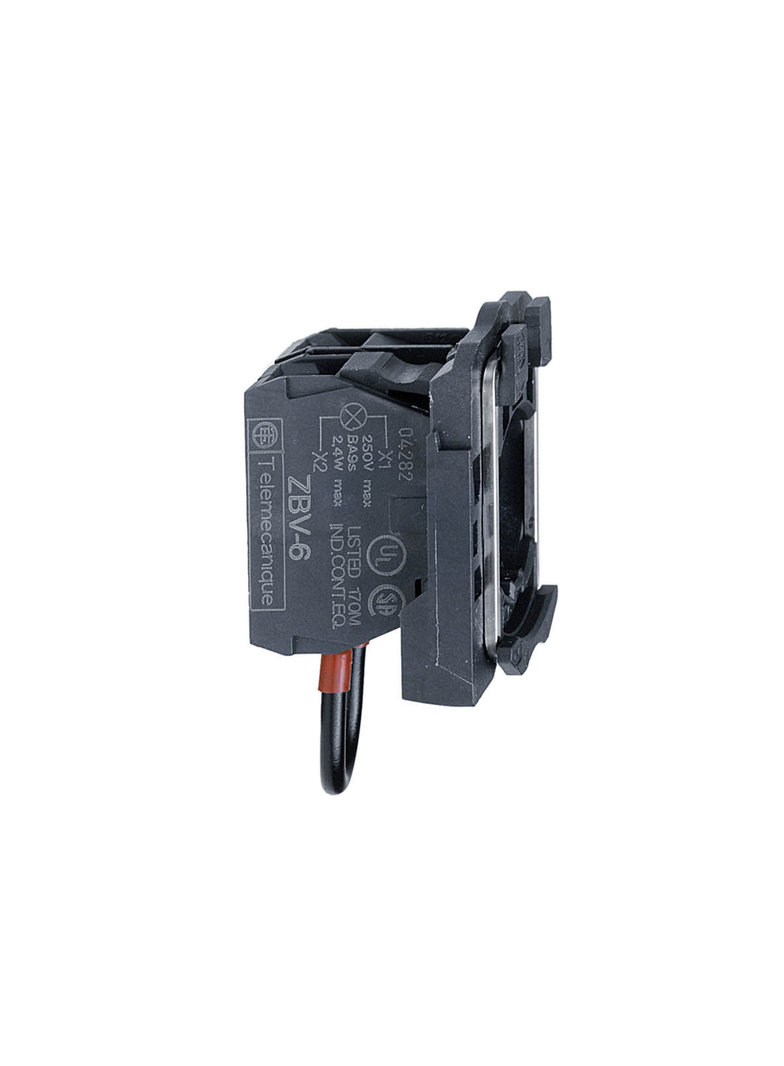 Harmony XB5 Korpus przycisku z elementem świetlnym BA 9s zaciski śrubowe ZB5AV156 Schneider