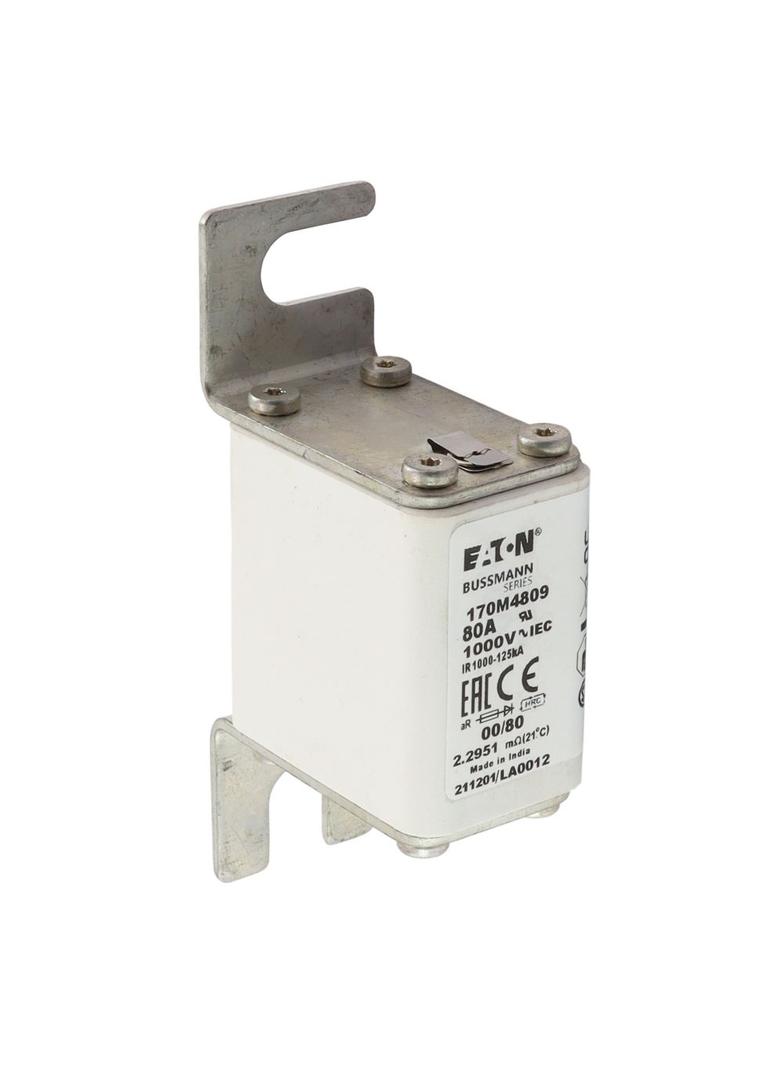 80A 1000V 00/80 aR INDICATOR FUSE Wkładka szybka 80A AC 1000V rozmiar 00 30x47x98 mm aR DIN 170M4809