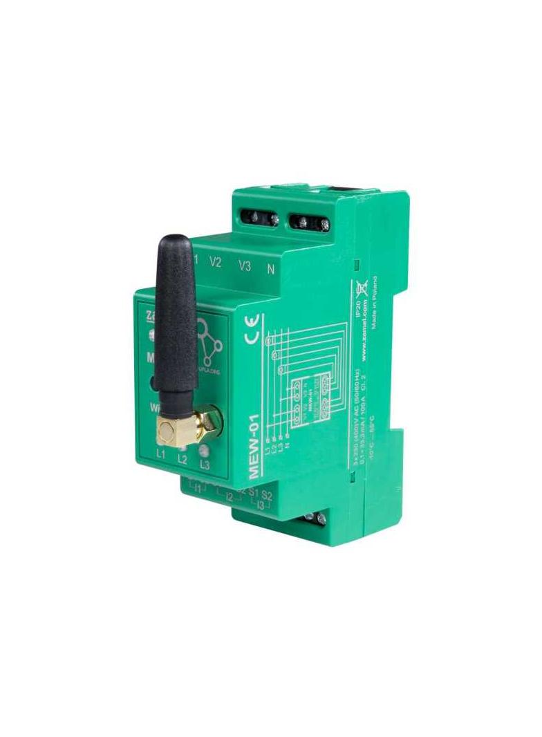 MONITOR ENERGII ELEKTRYCZNEJ WI-FI 3F+N TYP: MEW-01