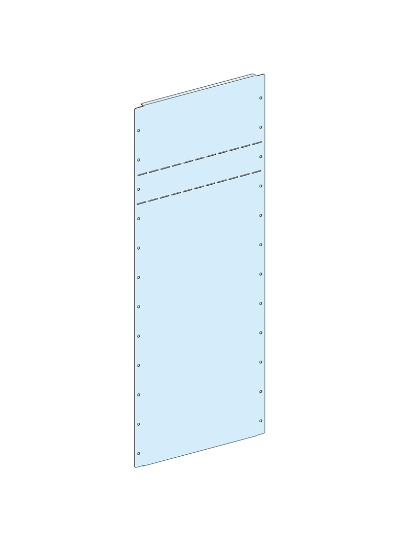 Rozdzielnice PrismaSet, plecy pełne Formy 4 do połączenia czołowego 600mm