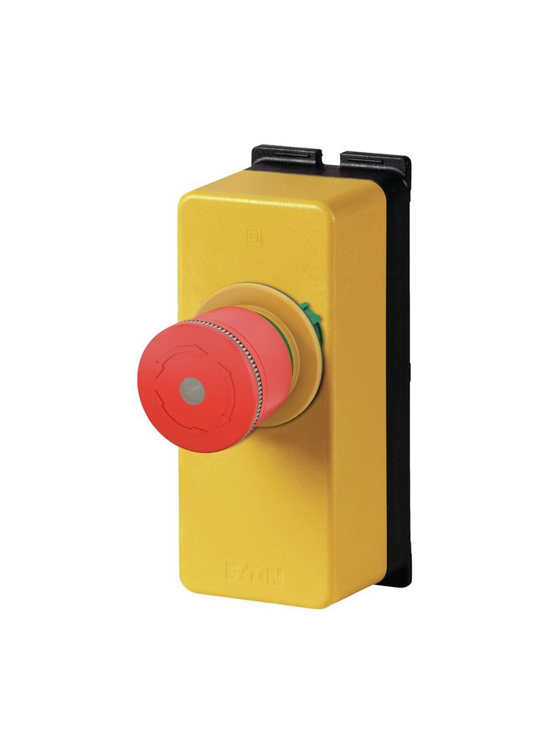 M22-PVLT30/FK11/RG/FIY1 Miniaturowy przycisk zatrzymania awaryjnego 30mm w mini kasetce 1NO+1NC podś
