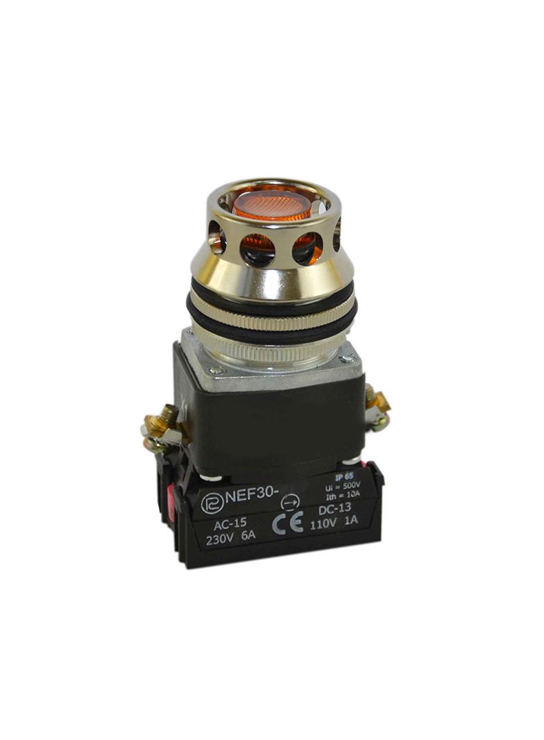 Przycisk NEF30-UKLY/24V żółty