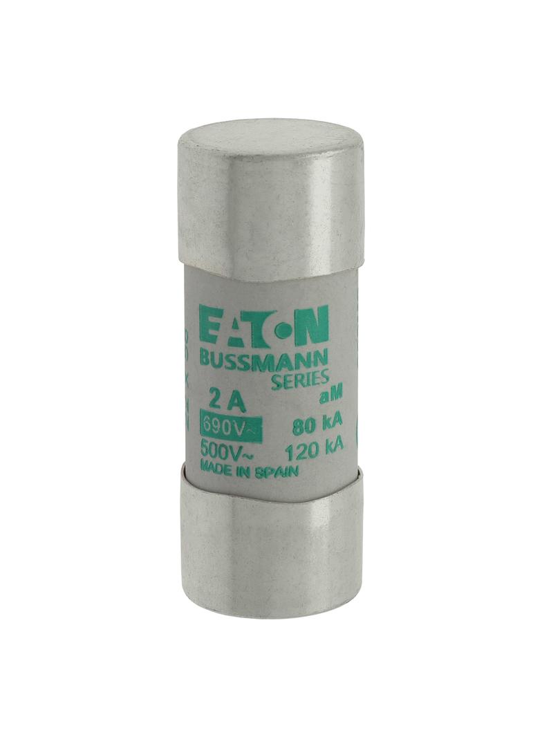 CYLINDRICAL FUSE 22 x 58 2A AM 690V AC Wkładka cylindryczna 22 x 58mm 2A AM 690V AC C22M2 EATON