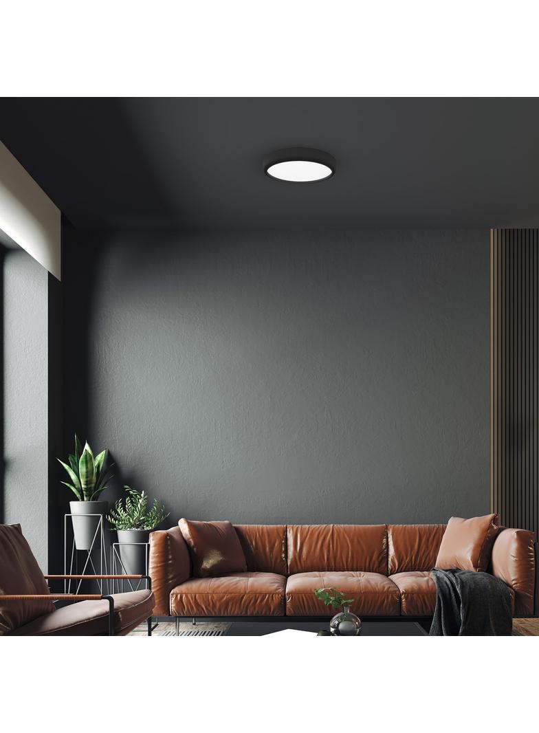 Milagro plafon LED Gea 36W 2520lm 3000K/6000K czarny ML6394