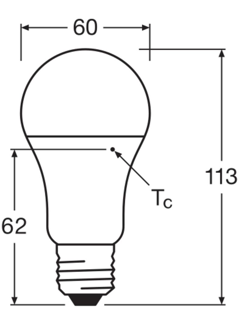 Żarówka LED x3 A60 E27 10W = 75W 1055lm 4000K Neutralna 150° BASE Osram