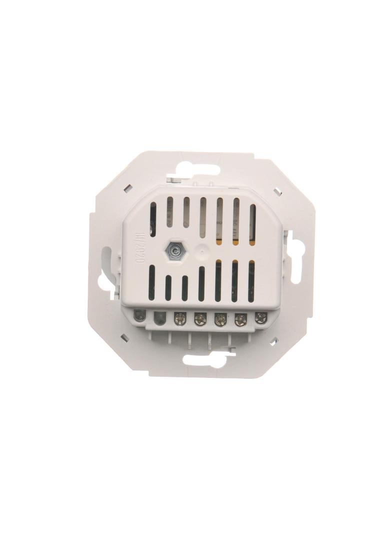 Simon 54 Regulator temperatury z czujnikiem wewnętrznym 16(2) A 230V. Montaż na wkręty srebrny mat DRT10W.02/43 KONTAKT