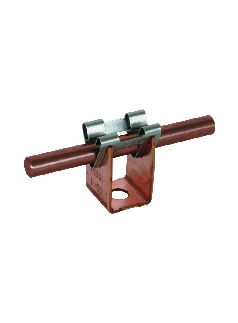 Wspornik DEHNgrip, wys. 20 mm, do drutu 8 mm, Cu