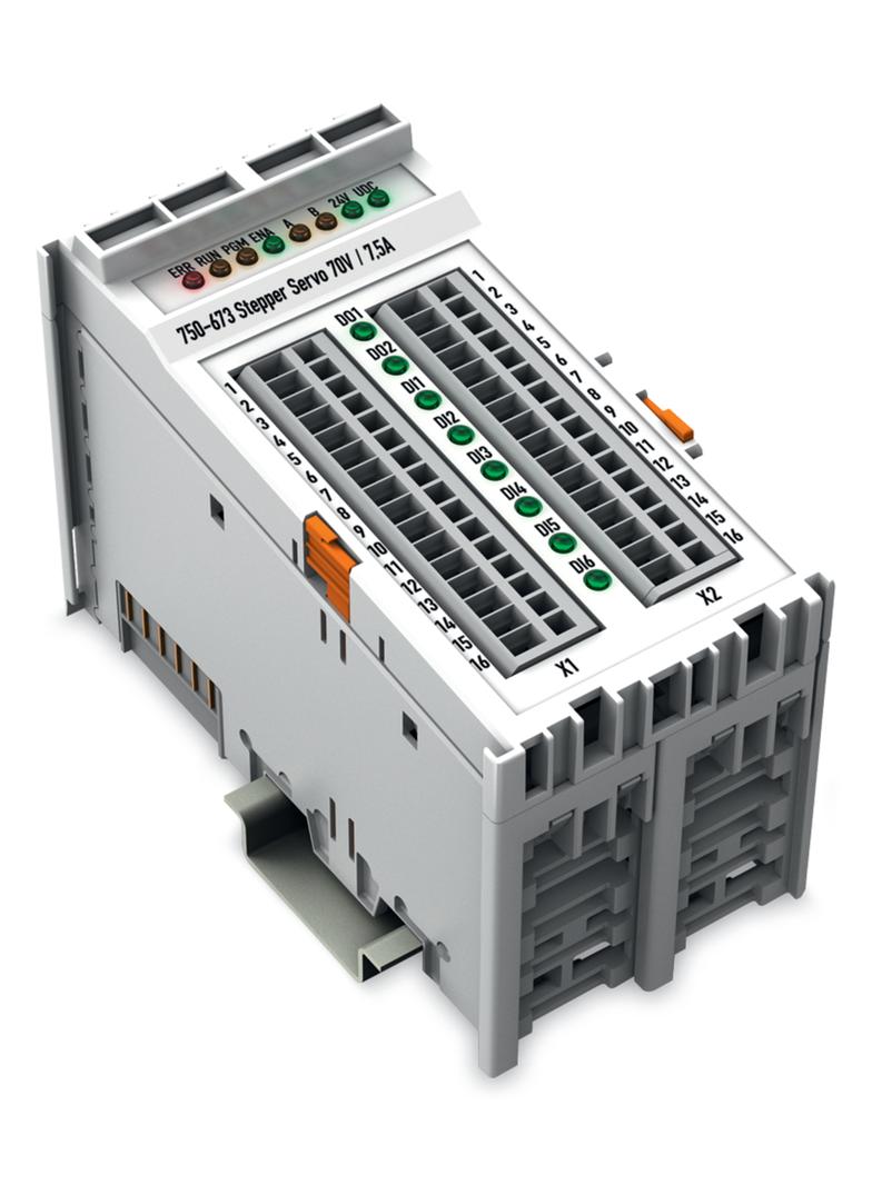 moduł sterowania silnikami krokowymi serwo 70V/7,5A INC 6IN/2OUT WAGO