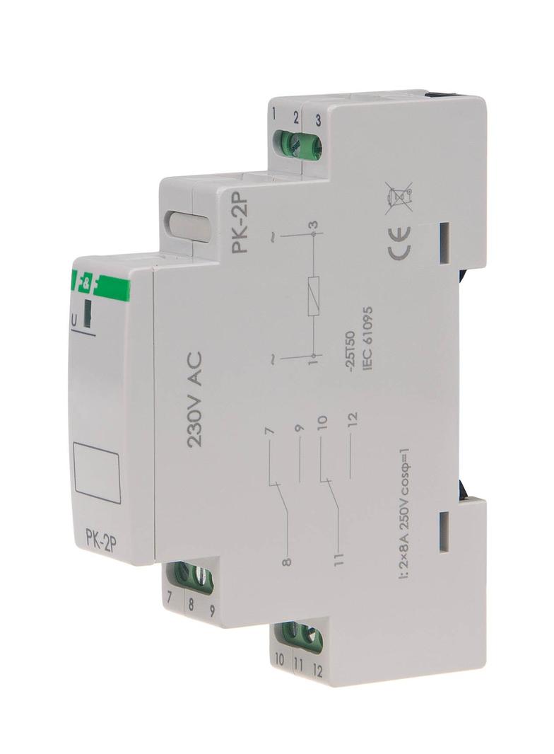Przekaźnik elektromagnetyczny PK-2P 230 V PK-2P-230V F&F
