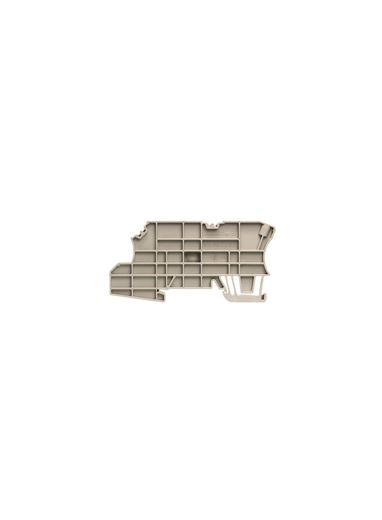 WBB WMF2.5 BLZ Płyta separacyjna (terminal), blok mocujący, 88.5 mm x 44.5 mm, Ciemnobeżowy /10szt./ 1142980000 WEIDMÜLLER