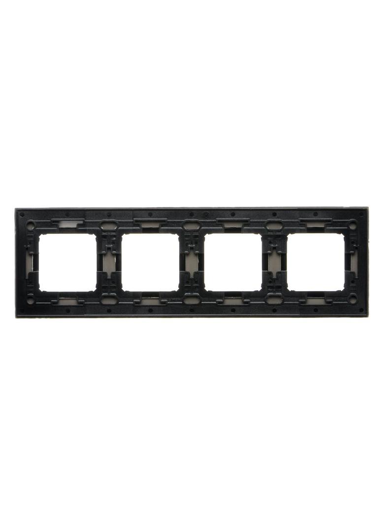 Simon 54 NATURE WMDZ-0140xS-098 Ramka 4-krotna Nature-Beton, CZARNY CHARAKTER, IP20/IP44. (IP44-nale DRN4/98 KONTAKT