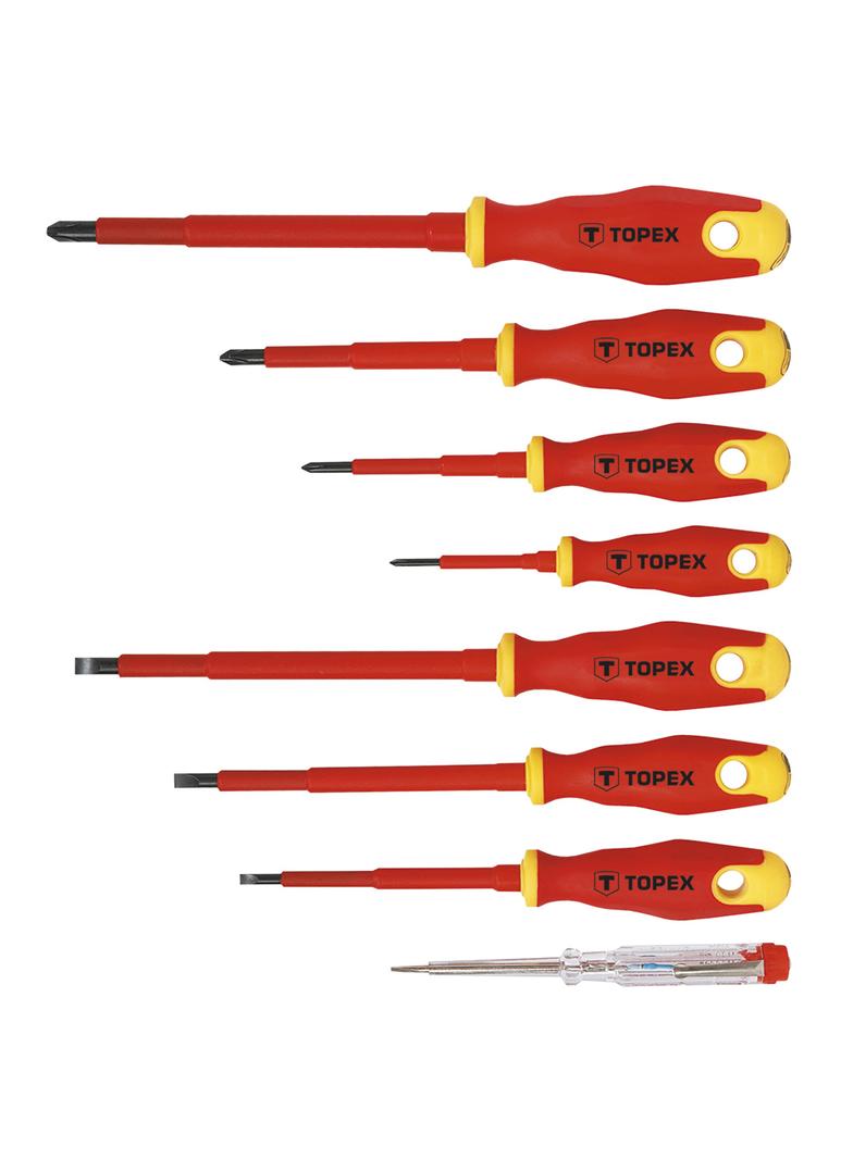 Wkrętaki 1000V, zestaw 8 szt.