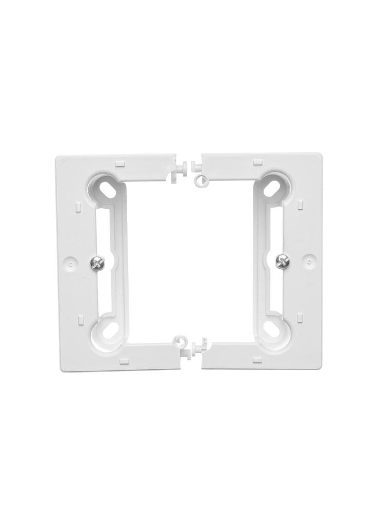 Simon Basic Neos Puszka natynkowa pojedyncza składana do ramek Basic NEOS. Głębokość 40 mm. (1 szt. PSCS/.. = 2 elementy) biały PSCS/11 KONTAKT