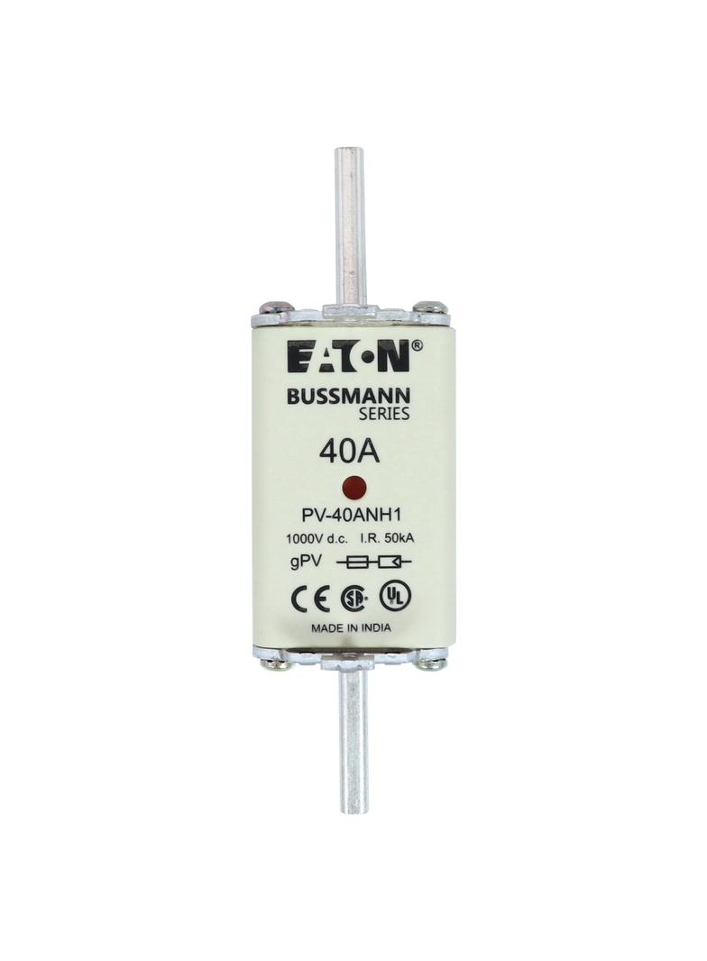 PV-40ANH1 Wkładka PV NH 40A 1000V DC PV rozmiar 1 podwójny wskaźnik PV-40ANH1 EATON