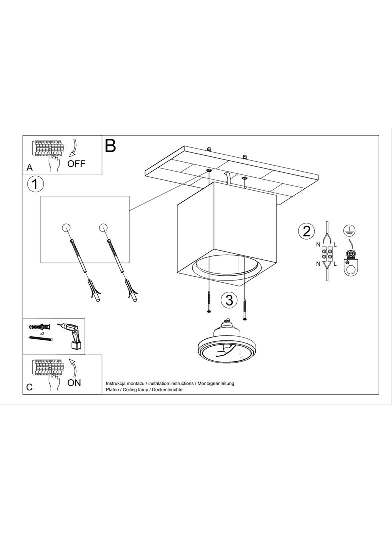 Sollux Plafon ceramiczny SEIDA SL.0850