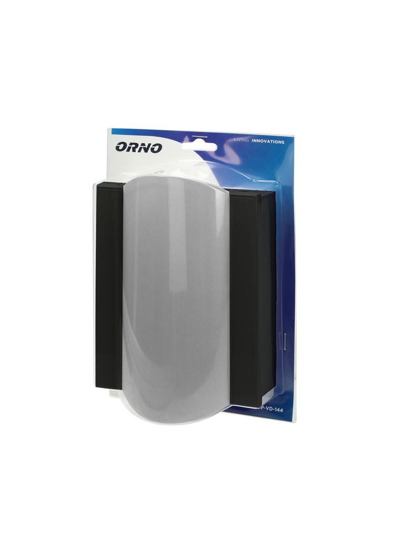 Dzwonek Gong Ton Color 230V, czarno-srebrny OR-DP-VD-144/B-G ORNO