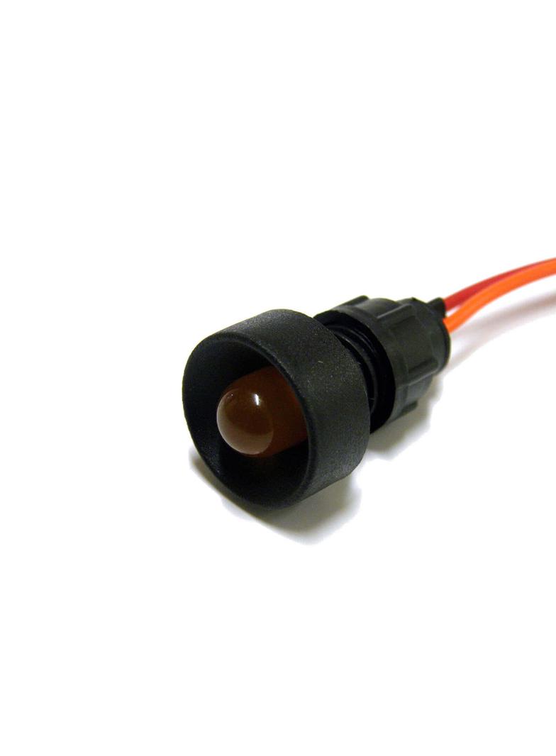 Klp10O/24V ,  Kontrolka diodowa, klosz 10 mm, 24V, pomarańczowy