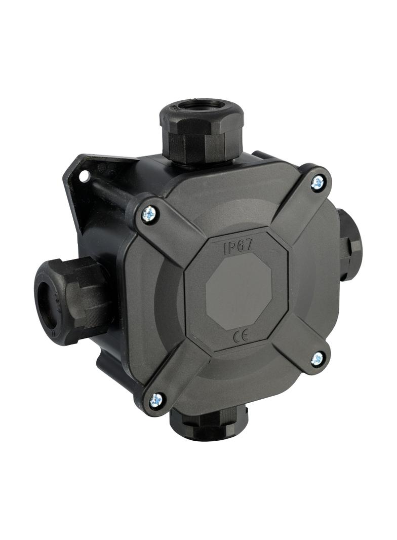 PNHC Puszka Hermetyczna n/t IP67 4mm2 400V czarna 63.408 OPATÓWEK