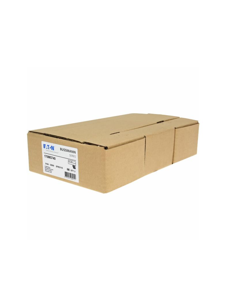 FUSE 315A 1250V 2FKE/115 AR CU Wkładka szybka 315A AC 1250V rozmiar 2 61x77x160 mm aR IEC, 170M5740