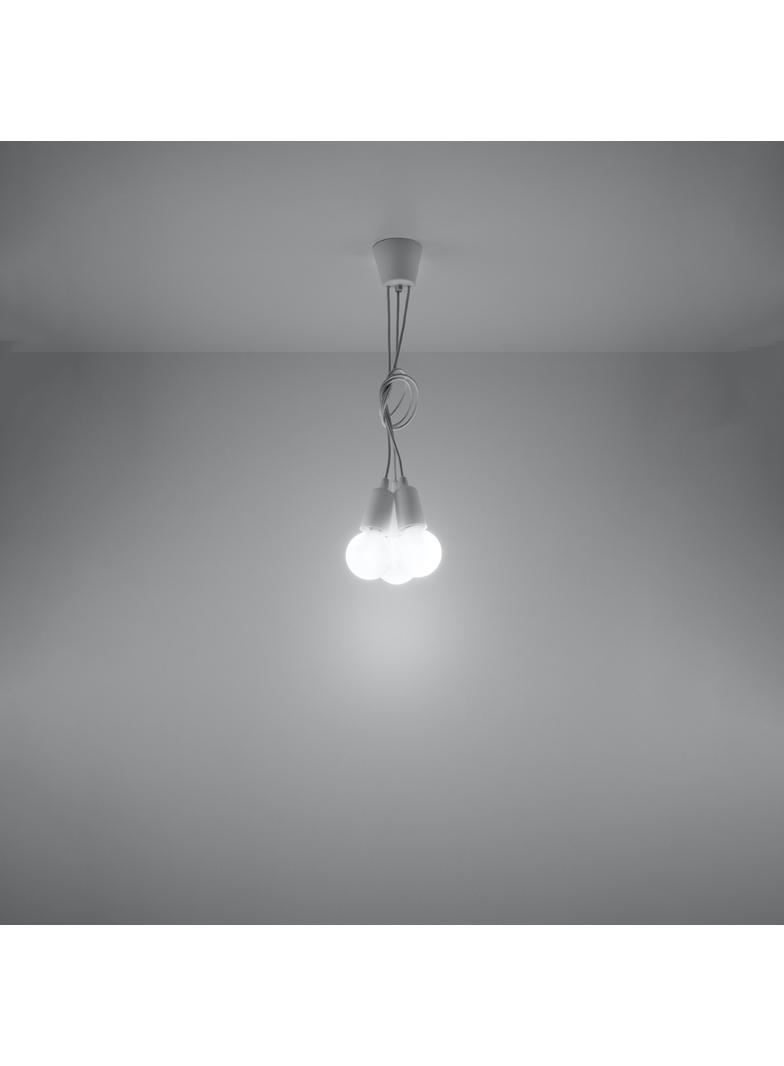 Sollux Lampa wisząca DIEGO 3 biała SL.0570