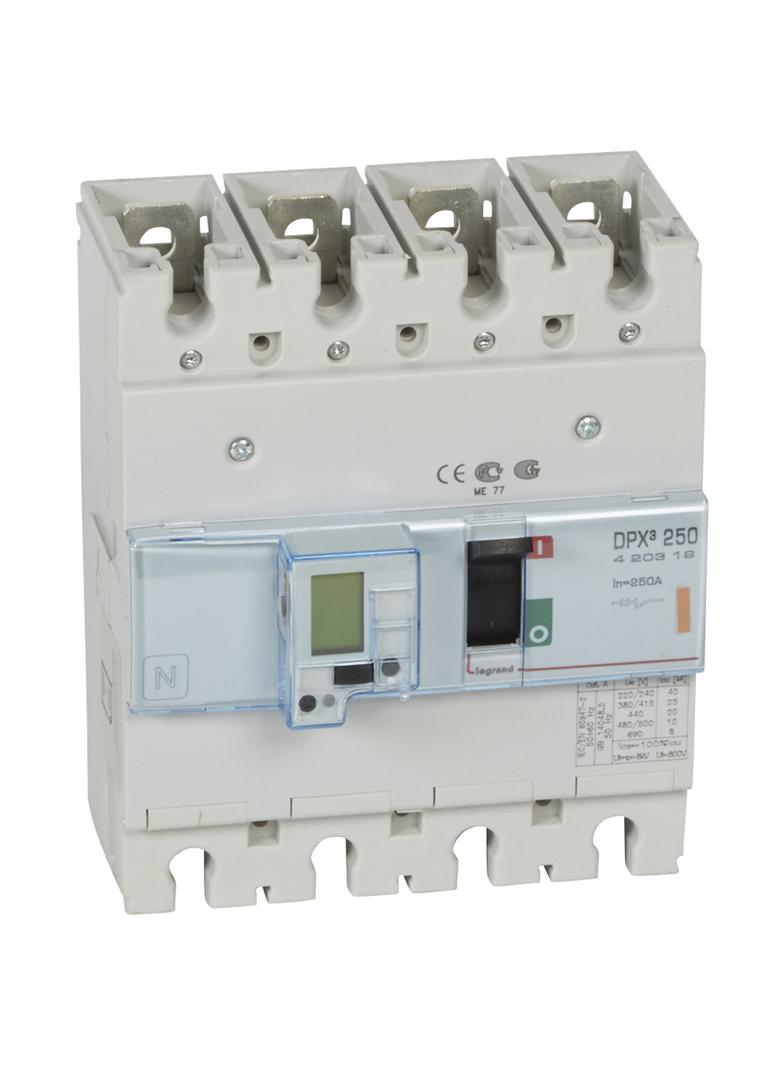 Wyłącznik DPX3 250 El Sg 4P 250A 25Ka 420519 LEGRAND