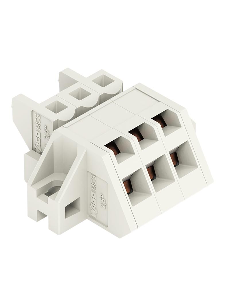 MCS-MIDI Classic gniazdo kątowe 3-bieg. j-szare raster 5 mm /50szt./ WAGO
