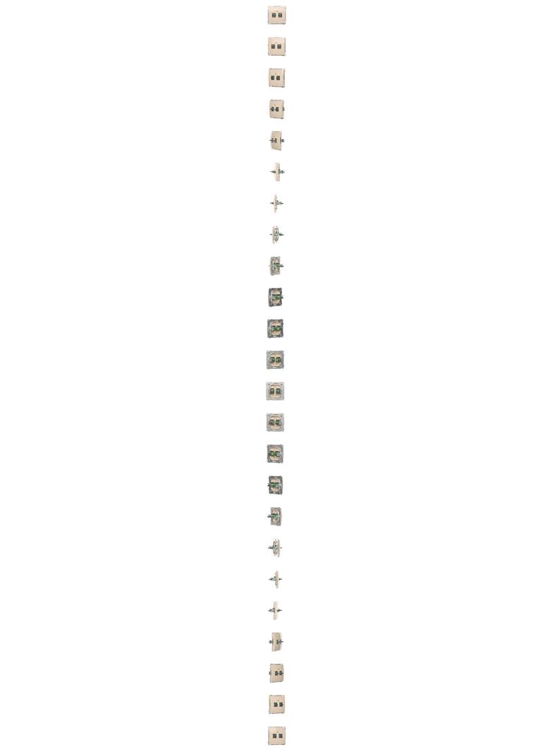 Simon Basic Gniazdo światłowodowe / optyczne podwójne SC/APC beż