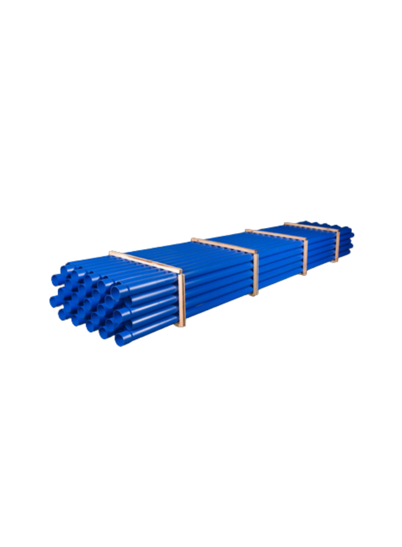 Rura osłonowa sztywna z kielichiem ROS-M (RHDPE) 160/8 niebieska (35szt/paleta) ROS-M 160/8,0 N 10677 TT PLAST