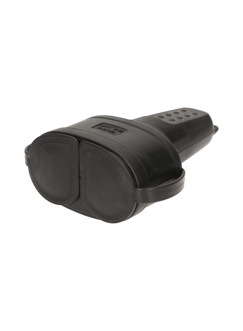 Bryzgoszczelne podwójne gniazdo gumowe IP44 16A 230V OR-AE-13117 ORNO