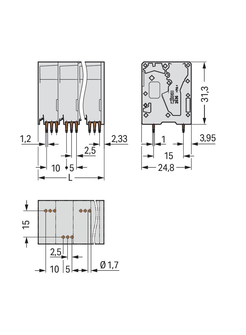 złączka do płytek drukowanych