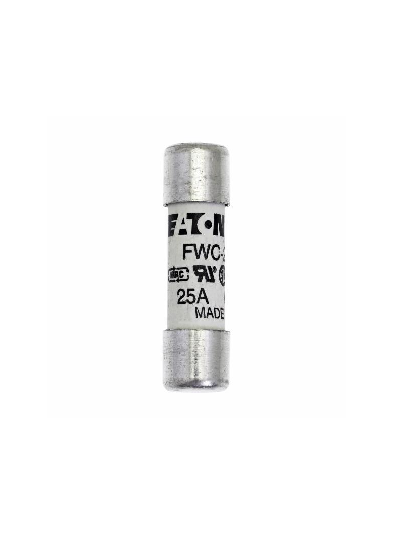 25AMP 600V AC UL FERRULE 10x38MM FUSE Wkładka szybka 25A AC 600V 10x38 mm aR UL FWC-25A10F EATON