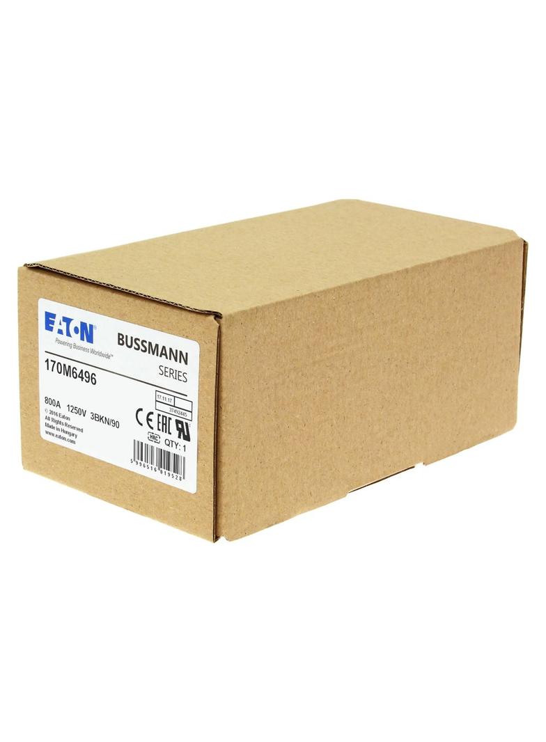 FUSE 800A 1250V 3BKN/90 AR Wkładka szybka 800A AC 1250V rozmiar 3 76x92x91 mm aR IEC UL w 170M6496 E