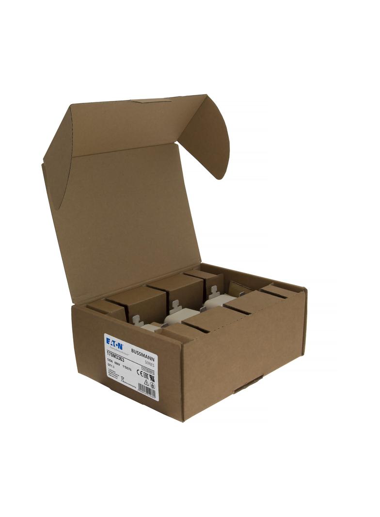 FUSE 125A 690V 1*EK/76 AR UC Wkładka szybka 125A AC 690V rozmiar 1 45x59x102 mm aR, 170M3363 EATON