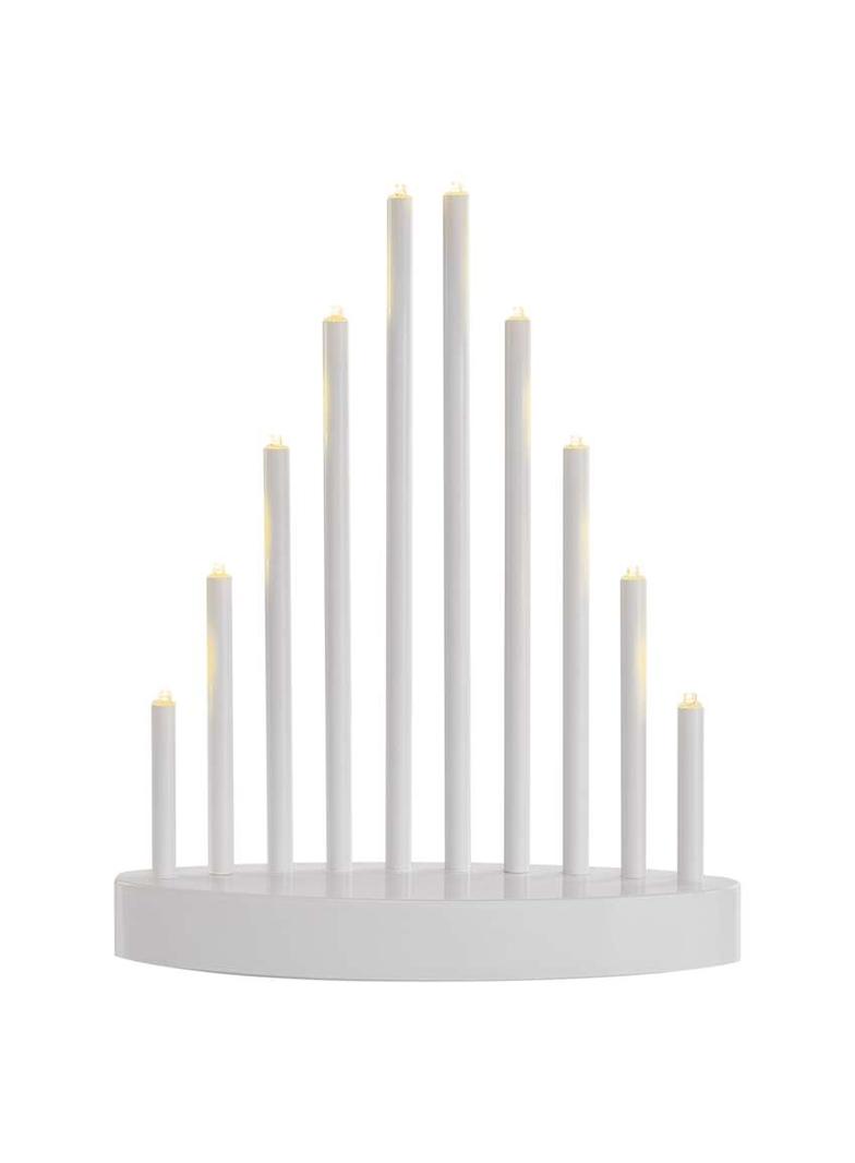 Świecznik biały 10LED 25cm ciepła biel IP20 timer DCAW01 EMOS