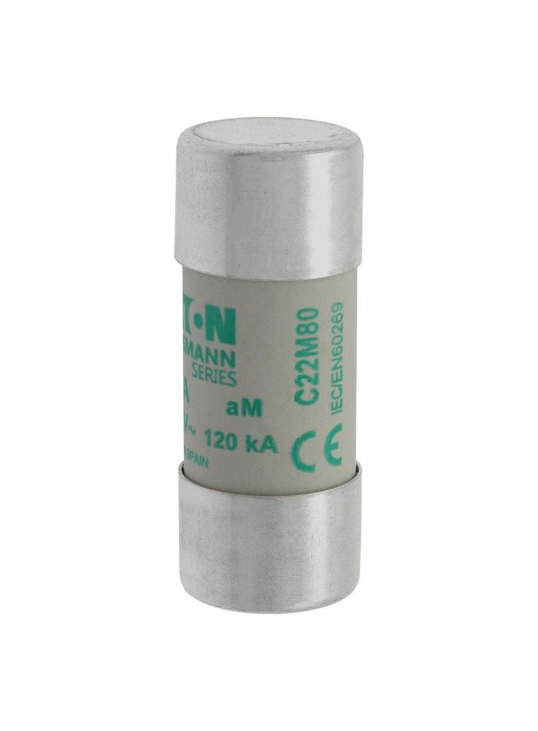CYLINDRICAL FUSE 22 x 58 80A AM 500V AC Wkładka cylindryczna 22 x 58mm 80A AM 500V AC C22M80 EATON